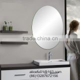 cheap oval design decorative wall mirror for bathroom and hotel