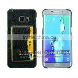 China Wholesale for Samsung Galaxy s6 Edge Case, Back Leather Cell Phone Case thumbnail-2