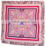 Silk Scarf Panuelos de Seda Foulards With Beautiful Pattern thumbnail-1