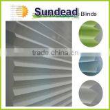 Bottom up Polyester Fabric Pleated Blinds Plissee No Cord, Safety for Kids thumbnail-6