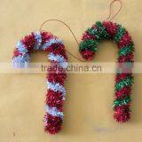 40cm & 13cm PET Classic Crutch Christmas Hanging Decoration thumbnail-1