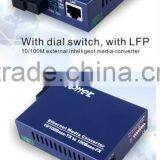External Intelligent Media Converter With Dial Switch and LFP