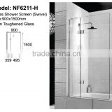 Toughen glass Shower screen for bathroom