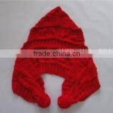 knitted scarf and hat set