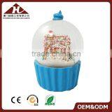 Ice Cream Snow Globe Ornament