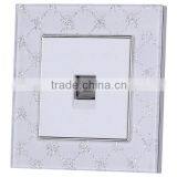 New Crystal and PC Material 1 Gang TEL Wall Socket thumbnail-2