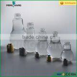 100ml/250ml/300ml/400ml/750ml Bulb Shape Strange Shape Glass Drinking Bottles for Beverage With Caps Wholesale thumbnail-1