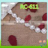 Cheerfeel Bling Bling Decorative Rhinestone Pearl Chain Trim