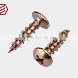 4*12 Low Steel and Hardness Ni-plated Captive Screw With 4.8 Grade