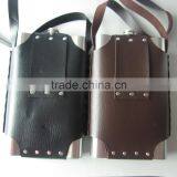 Big Stainless Steel Hip Flask With Leather Case thumbnail-3