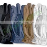 Riding Glove Brown with four colour