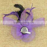 Wedding Party Fascinator Hair Clip Claw Hairpin Corsage Brooch Headwear Fascinators thumbnail-2