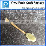 Wood Dry Sisal Body Brush With 100% Natural