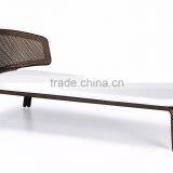 2015 New Design Wicker Rattan Sunbed Furniture - Patio Outdoor Rattan Sun Lounger Alu Frame With Power Coated thumbnail-1