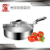 Hot China Products Wholesale Kitchen Ware for Stainless Steel Frying Pan thumbnail-1