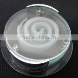 New Desigh Custom Tempered Glass Coasters Set of 4 With Round Shape