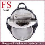 Fashionable Custom Leather Bag Hot Selling Black Snakeskin pu Backpacks thumbnail-5