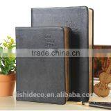 Imitation Leather Thick Notebook With Dark Color thumbnail-1