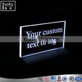 Crystal Acrylic LED Slim Light Box,Modern Popular Slim LED Light Sign