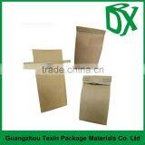 Natural Brown Kraft Paper Bags With Tin Tie for Coffee Packaging thumbnail-1