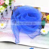 Wholesale Fashion Office Lady Chiffon Hijabs Square Scarf thumbnail-1