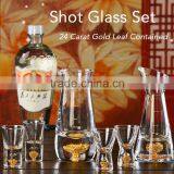 24 Carat Gold Leaf 0.85 oz Cup With 7.6 oz Pot Shot Glass Measuring Cup With Spout thumbnail-5