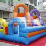 PVC Double Slide Toys Bouncer Inflatable for Play Center