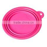 7 Color Available New 2015 Pet Dog Portable Bowl Silicone Collapsible Feeding Water Feeder Travel Dog Bowl thumbnail-5