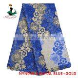 2016 Haniye Fashionable African Embroidered Net Tulle Lace Fabric/tulle Lace Fabric/NYN46