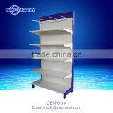 Adjustable Single Side Supermarket Floor Standing Metal Display Rack thumbnail-4