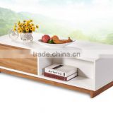 walnut and white color modern design teapoy