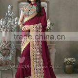 Indian Art Silk Bollywood Sarees Wholesale thumbnail-2