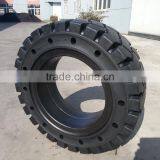 pneus solid 7.00-12 6.50-10 tyre and rim for forklift tyre