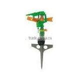 JF125 - Plastic Impulse Sprinkler With Zinc Step Spike thumbnail-1