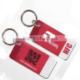 OEM Factory Supply RFID NFC Epoxy Sticker Keychain Key Card for Hotel Access Control thumbnail-1