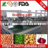 Potato grading machine/ pear fruit washing drying waxing grading machine