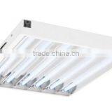 Indoor Gardening Greenhouse Standard T5 HO Fluorescent Grow Light Reflector Fixture With 2' 2feet 24W 6 Lamp Tube thumbnail-2