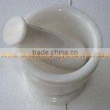 MARBLE MORTAR AND PESTLE HANDICRAFTS thumbnail-6