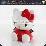 Hot Selling Cute Hello Kitty Shape Ceramic Coin Bank thumbnail-1