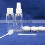 7pcs Plastic Transparent Travel Bottle Set for Women Bottle Container Travel Bottle Kit thumbnail-3