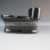 Stock Cheap Ceramic Craft Glazed Ashtray Toilet Shape thumbnail-2