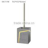 Modern Style Grey Cement / Concrete Bathroom Accessories With Groove Copper or Paninting thumbnail-6