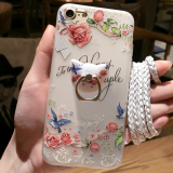 Beautiful Ultra-thin Soft Case Silicone Mobile Phone Cases for IPhone7/7Plus/6/6s/6plus/6splus With Ring Stand Holder thumbnail-2