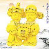 24k Gold Plated Lovers Wedding Gift Decoration thumbnail-1
