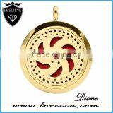 Stainless Steel Aromatherapy Essential Oils Diffuser Necklace,Silver Locket thumbnail-3