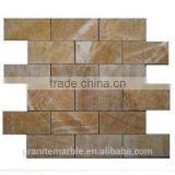 High Quality Brown Onyx Mosaic Tiles For Bathroom/Flooring/Wall Etc & Mosaic Tiles On Sale With Low Price thumbnail-3