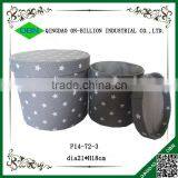 Wholesale Colored Unique Canvas Laundry Basket Round Cloth Box thumbnail-2