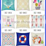 Wholesale 100% Cotton Woven Printed Fabric Towel Pillow Case Plain Cotton Throw Pillow Cover thumbnail-4