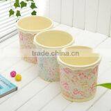 2015 New Beautiful Lace Shape Plastic Dustbin (small) thumbnail-3