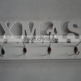 With Hooks Wood Wall Mounted Shelving thumbnail-4